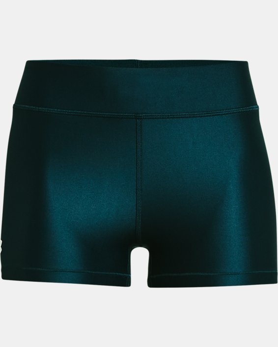 Pantaloncini HeatGear® Mid-Rise da donna, Blue, pdpMainDesktop image number 4